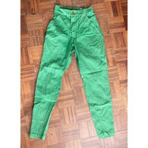 Big Bud Press Pencil Pants XXS 24 Forest / Sea Foam Green